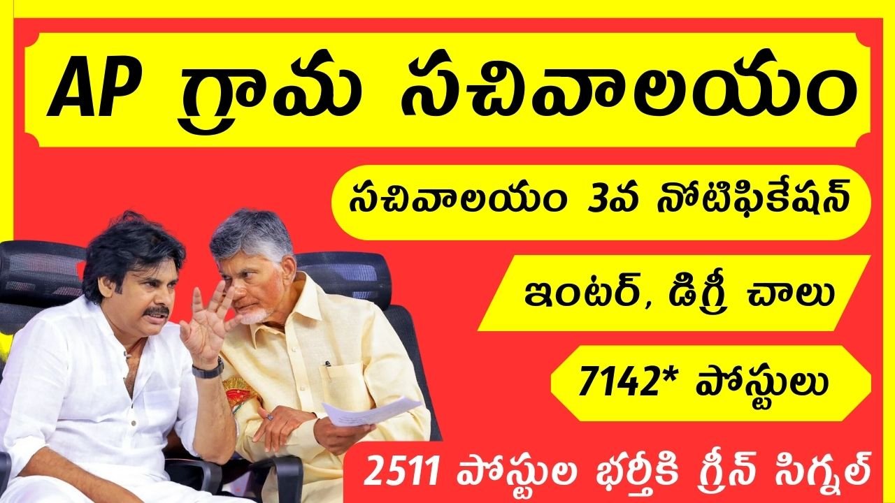 AP Sachivalayam Notification 2025