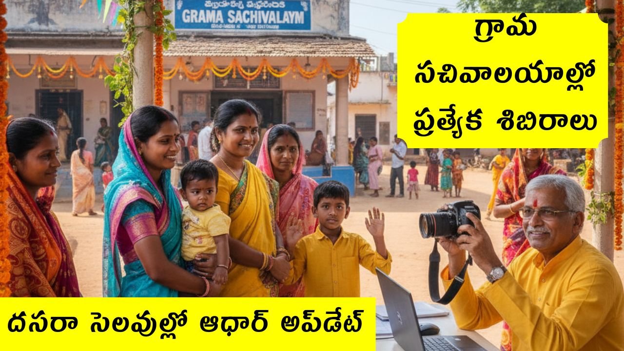 Dasara Aadhaar Update Camps 2025